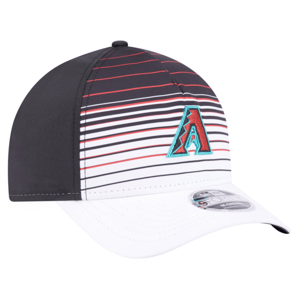 Mens New Era Black Arizona Diamondbacks Gradient Crown Adjustable Hat
