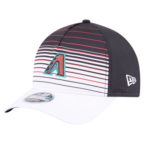 Mens New Era Black Arizona Diamondbacks Gradient Crown Adjustable Hat