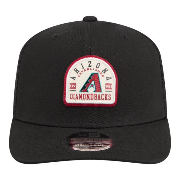 Mens New Era Black Arizona Diamondbacks Trucker Hat