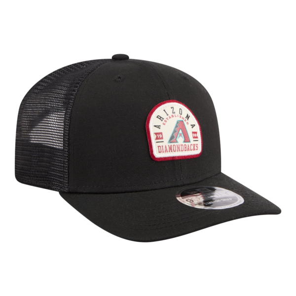 Mens New Era Black Arizona Diamondbacks Trucker Hat