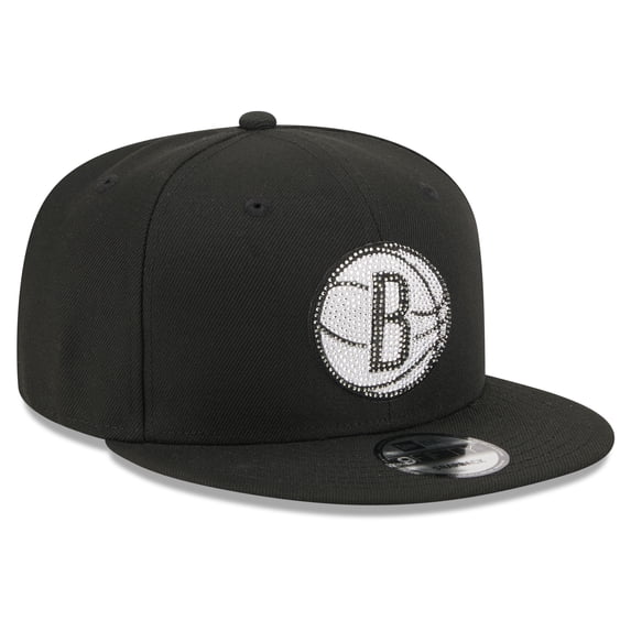 Men's New Era Black Brooklyn Nets 2026 NBA Draft Crystal 9FIFTY Snapback Hat