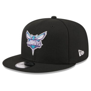 Men's New Era Black Charlotte Hornets 2026 NBA Draft Crystal 9FIFTY Snapback Hat