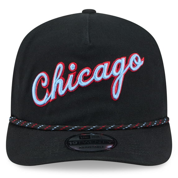 Men's New Era Black Chicago Bulls 2025/26 City Edition 19TWENTY Adjustable Hat