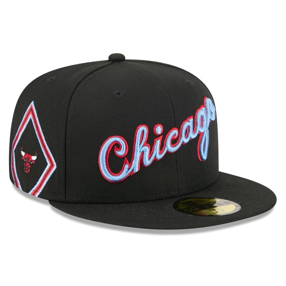 Men's New Era Black Chicago Bulls 2025/26 City Edition 59FIFTY Fitted Hat