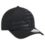 Men's New Era Black Chicago Bulls Game Day Flag A-Frame 9FORTY Adjustable Hat