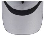 Men's New Era Black/Charcoal Brooklyn Nets Tip Off A-Frame Trucker 9FORTY Adjustable Hat