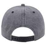 Men's New Era Charcoal Brooklyn Nets Throwback Washed Pre-Curved 9FIFTY Snapback Hat