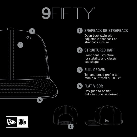 Men's New Era Charcoal Brooklyn Nets Throwback Washed Pre-Curved 9FIFTY Snapback Hat