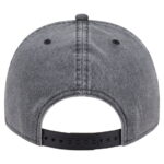 Men's New Era Charcoal Chicago Bulls Throwback Washed Pre-Curved 9FIFTY Snapback Hat