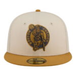 Men's New Era Cream/Tan Boston Celtics Two-Tone Color Pack 59FIFTY Fitted Hat