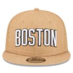 Men's New Era Gold Boston Celtics 2025/26 City Edition Alternate 9FIFTY Snapback Hat