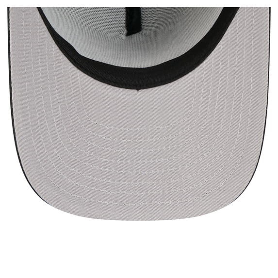Men's New Era Gray Brooklyn Nets Injection Cartoon Logo A-Frame 59FIFTY Fitted Hat