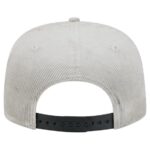 Men's New Era Gray Miami Heat Throwback Corduroy Golfer Snapback Hat