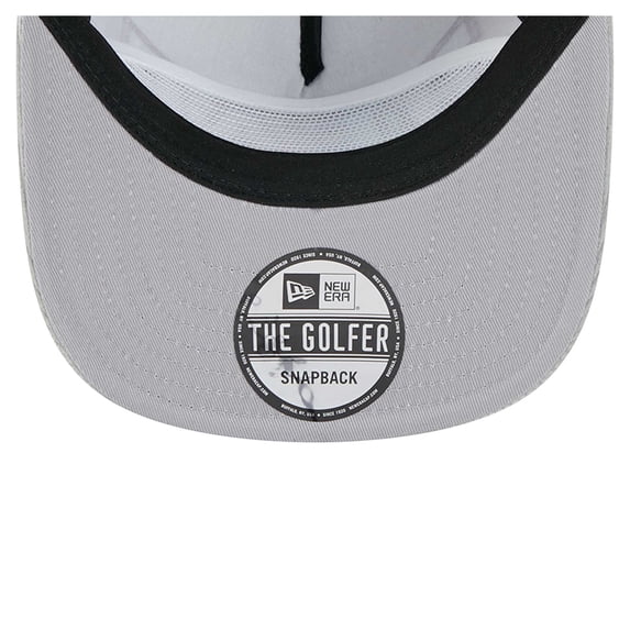 Men's New Era Gray Miami Heat Throwback Corduroy Golfer Snapback Hat