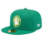Men's New Era Kelly Green Boston Celtics Core Logo 59FIFTY Fitted Hat