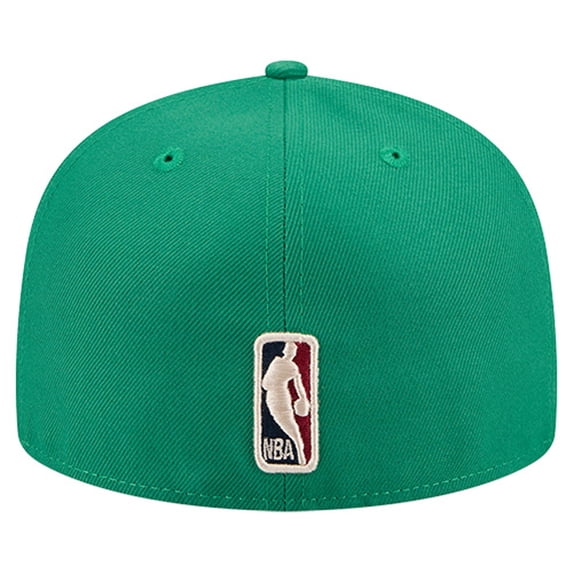 Men's New Era Kelly Green Boston Celtics Core Logo 59FIFTY Fitted Hat