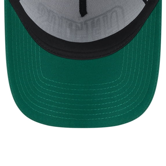 Men's New Era Kelly Green Boston Celtics Throwback Gradient A-Frame 9FORTY Adjustable Hat