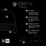 Men's New Era Kelly Green Boston Celtics Throwback Gradient A-Frame 9FORTY Adjustable Hat