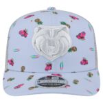 Men's New Era Light Blue/Gray Memphis Grizzlies Adventure Aloha Pattern 9SEVENTY Stretch-Snap Hat