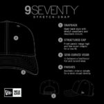 Men's New Era Light Blue/Gray Memphis Grizzlies Adventure Aloha Pattern 9SEVENTY Stretch-Snap Hat