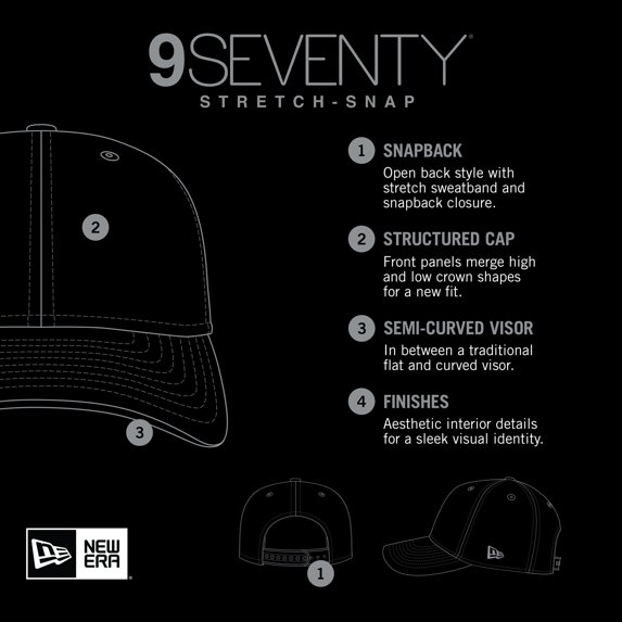 Men's New Era Light Blue/Gray Memphis Grizzlies Adventure Aloha Pattern 9SEVENTY Stretch-Snap Hat