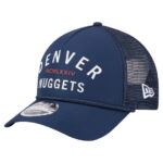 Men's-New Era Navy Denver Nuggets Minimalist 9FORTY M-Crown Adjustable Hat