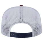 Men's New Era Navy/Red Denver Nuggets Throwback Dye Golfer Snapback Hat