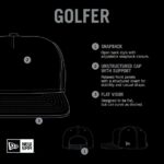 Men's New Era Navy/Red Denver Nuggets Throwback Dye Golfer Snapback Hat