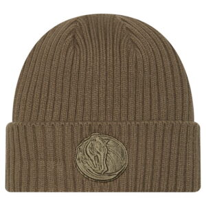 Men's New Era Olive Dallas Mavericks Color Pack Cuffed Knit Hat