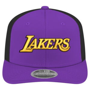 Men's New Era Purple Los Angeles Lakers Statement Edition Jersey Hook 9SEVENTY Stretch-Snap Hat