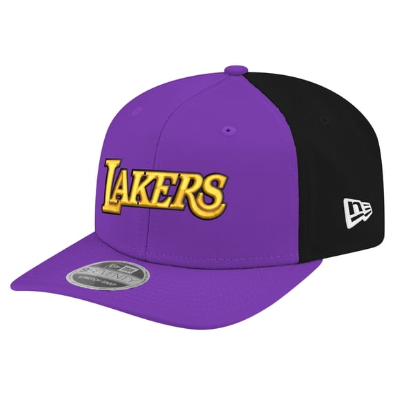 Men's New Era Purple Los Angeles Lakers Statement Edition Jersey Hook 9SEVENTY Stretch-Snap Hat