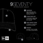 Men's New Era Purple Los Angeles Lakers Statement Edition Jersey Hook 9SEVENTY Stretch-Snap Hat