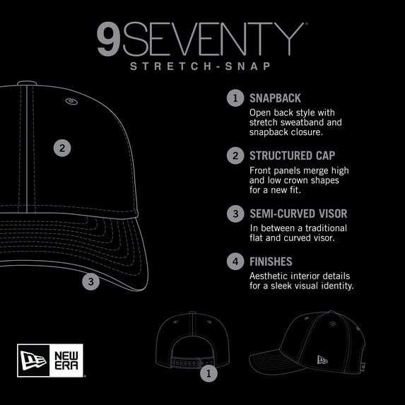 Men's New Era Purple Los Angeles Lakers Statement Edition Jersey Hook 9SEVENTY Stretch-Snap Hat