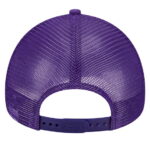 Men's New Era Purple/Gold Los Angeles Lakers Tip Off A-Frame Trucker 9FORTY Adjustable Hat