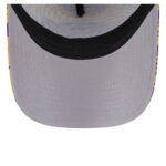 Men's New Era Purple/Gold Los Angeles Lakers Tip Off A-Frame Trucker 9FORTY Adjustable Hat
