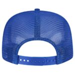 Men's New Era Royal Golden State Warriors Seeing Diamonds A-Frame Trucker 9FIFTY Snapback Hat