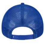 Men's New Era Royal/Gold Golden State Warriors Tip Off A-Frame Trucker 9FORTY Adjustable Hat
