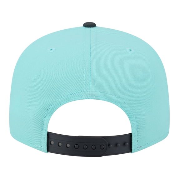Men's New Era Turquoise/Charcoal Brooklyn Nets Color Pack Two-Tone 9FIFTY Snapback Hat