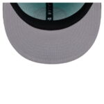 Men's New Era Turquoise/Charcoal Brooklyn Nets Color Pack Two-Tone 9FIFTY Snapback Hat