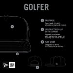 Men's New Era White Memphis Grizzlies Palm Trees and Waves Golfer Adjustable Hat