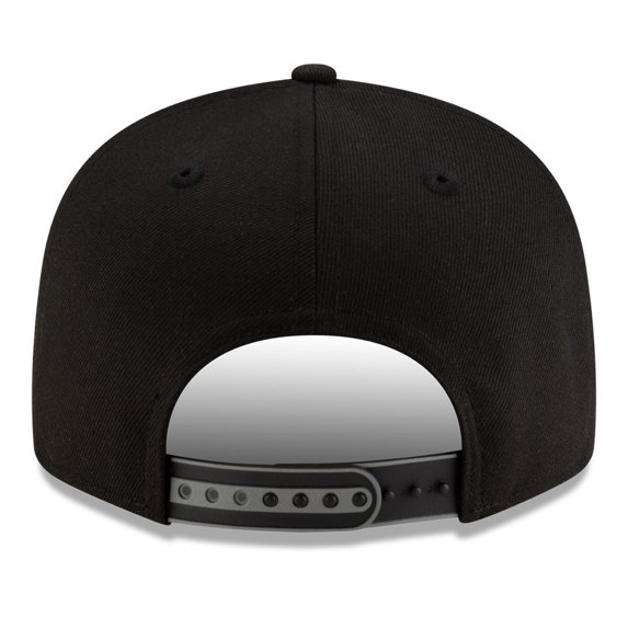 Men's New Era White/Black Brooklyn Nets 2025 NBA Tip Off Split Panel 9FIFTY Snapback Hat
