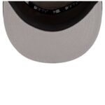 Men's New Era White/Black Brooklyn Nets 2025 NBA Tip Off Split Panel 9FIFTY Snapback Hat