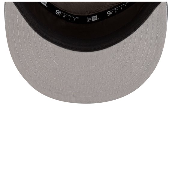 Men's New Era White/Black Brooklyn Nets 2025 NBA Tip Off Split Panel 9FIFTY Snapback Hat