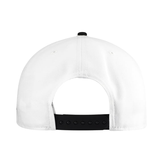 Men's New Era White/Black Chicago Bulls Retro Swoop 9FIFTY Snapback Hat