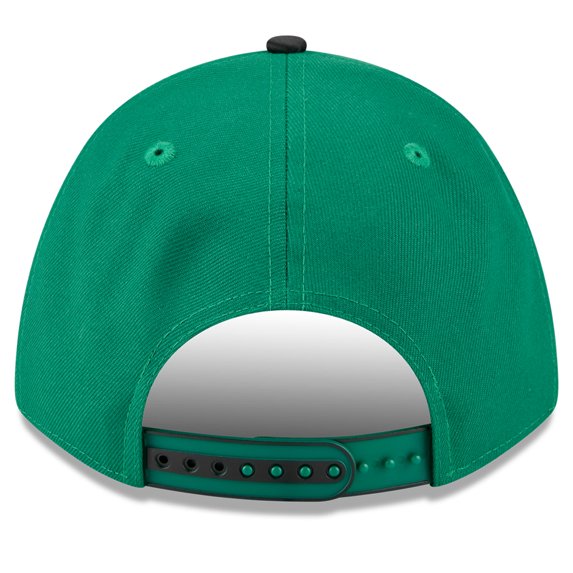 Men's New Era White/Kelly Green Boston Celtics 2025 NBA Tip Off M-Crown A-Frame 9FORTY Adjustable Hat