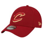 Men's New Era Wine Cleveland Cavaliers The League 9FORTY Adjustable Hat
