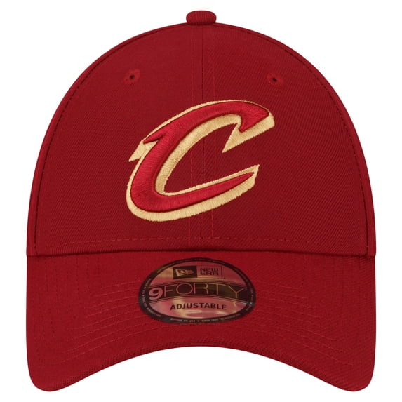 Men's New Era Wine Cleveland Cavaliers The League 9FORTY Adjustable Hat
