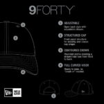 Men's New Era Wine Cleveland Cavaliers The League 9FORTY Adjustable Hat