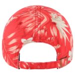 Mens Red Atlanta Hawks Tropicalia Floral Clean Up Adjustable Hat