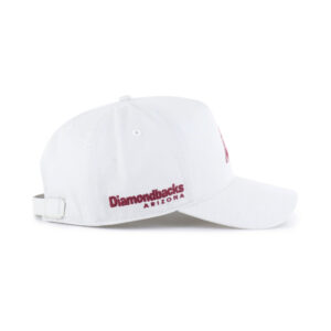 Mens White Arizona Diamondbacks Foundational Pinch Offside Adjustable Hat